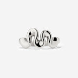 Swirl Ring Silber