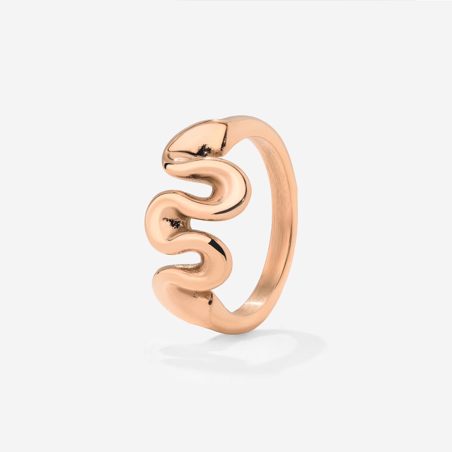 Swirl Ring Roségold