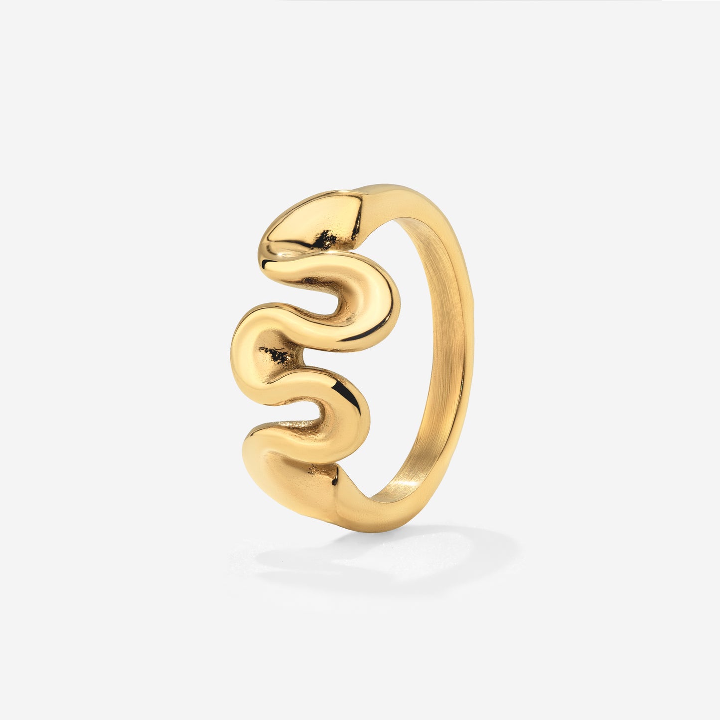 Swirl Ring Gold