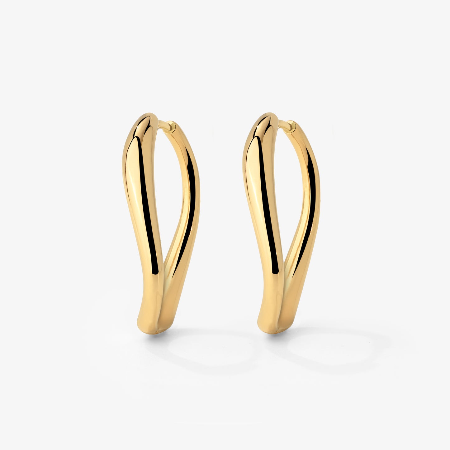 Timeless Oval Hoops Gold