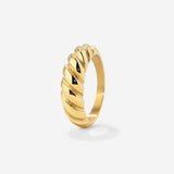 Towel Twist Ring Gold