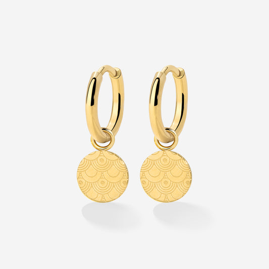 Buena Vibra Hoops Small Gold