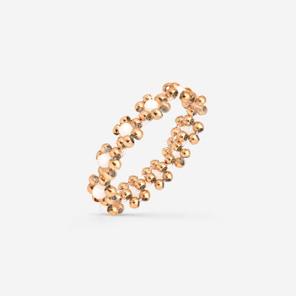 Flowery Ring Roségold