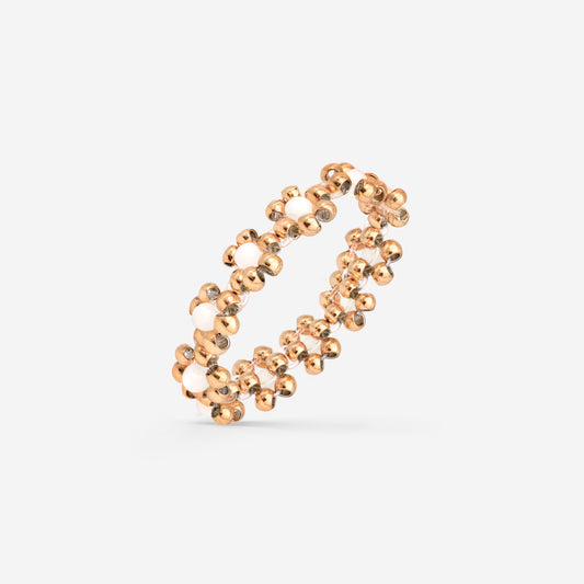Flowery Ring Roségold