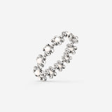 Flowery Ring Silber