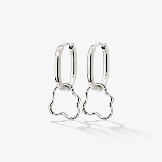 Forming Fluids Oval Hoop Set Baby Silber