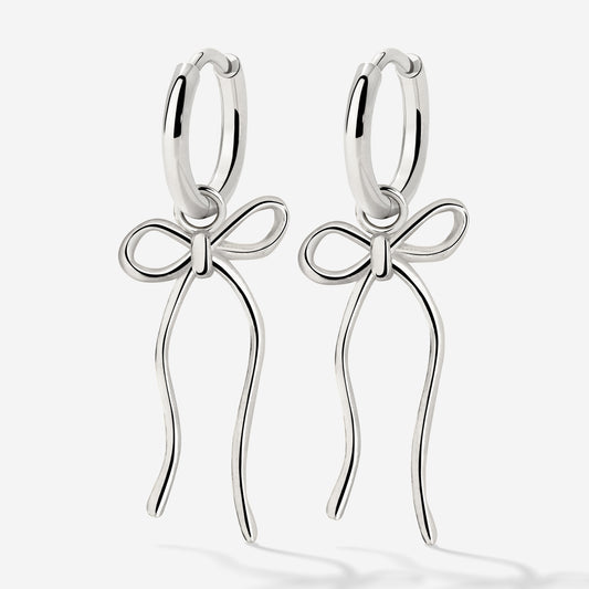 Lovely Loop Hoop Set Small Silber