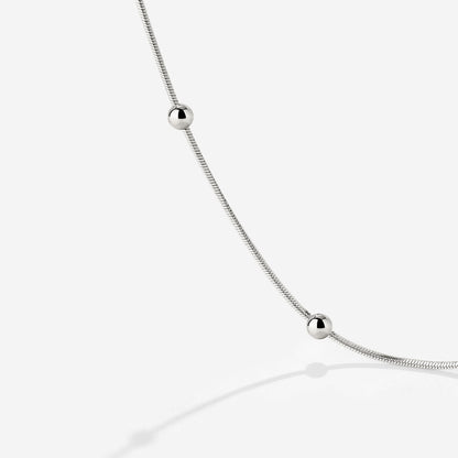Moony Necklace Silber