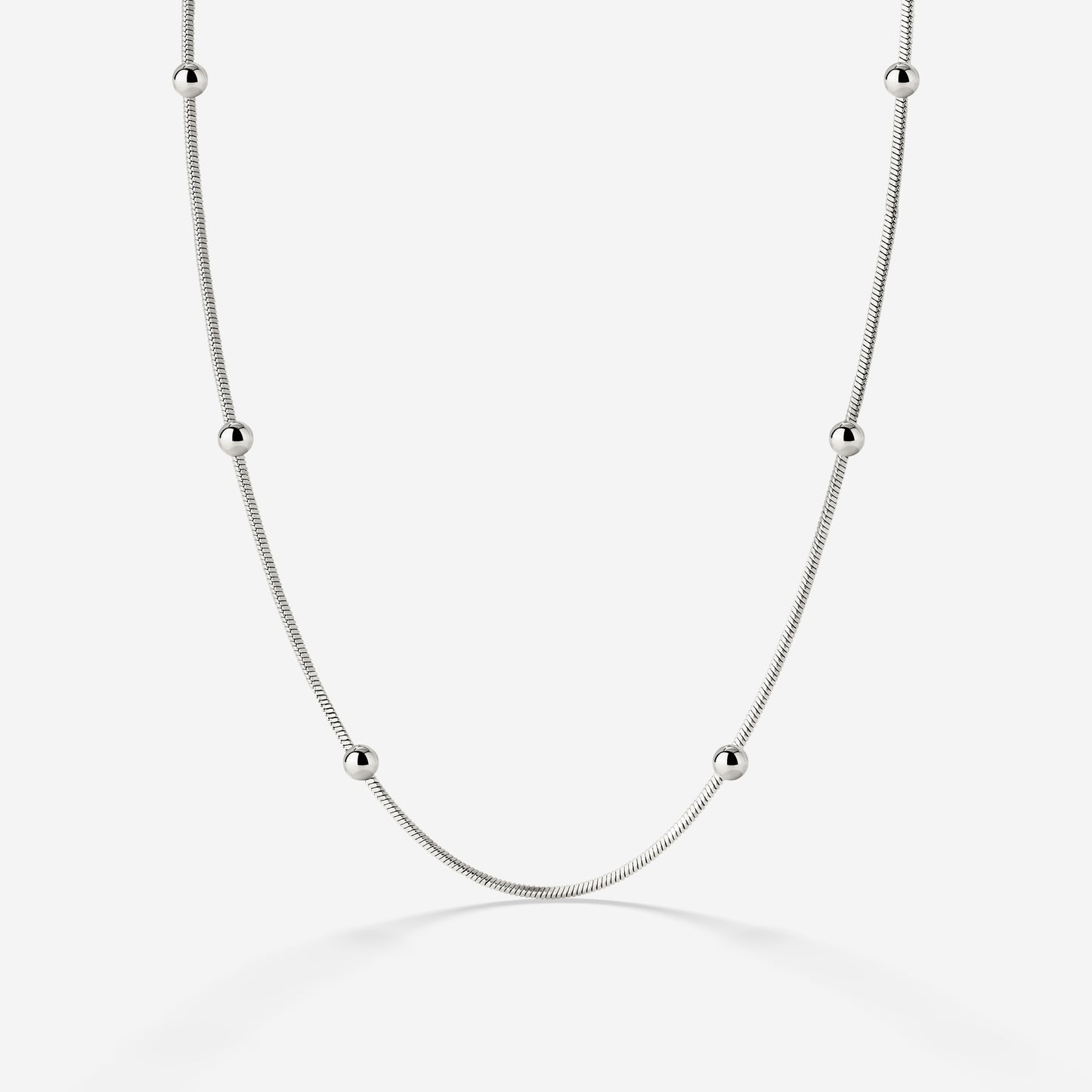 Moony Necklace Silber