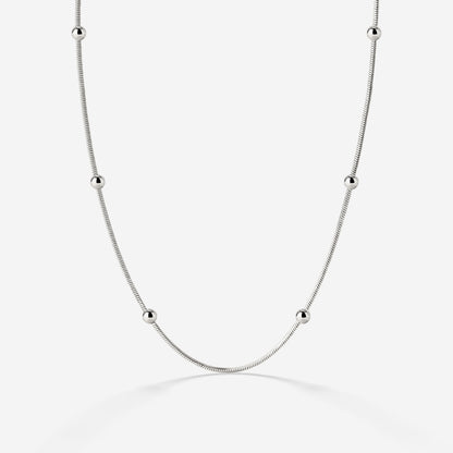 Moony Necklace Silber