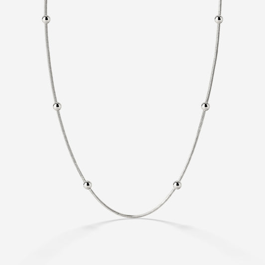 Moony Necklace Silber
