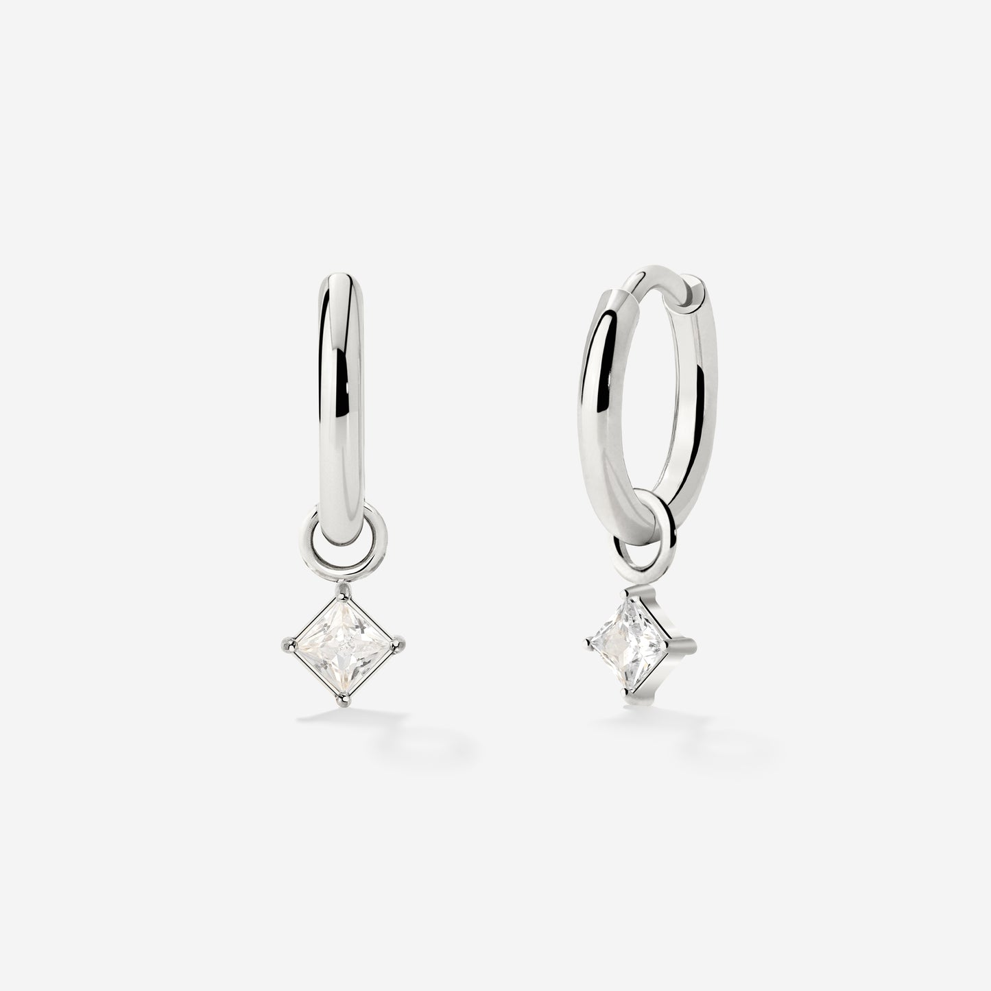 North Star Hoop Set Small Silber