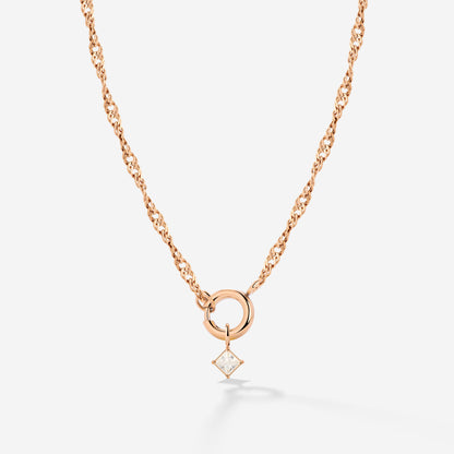 North Star Singapore Chain Necklace Set Roségold