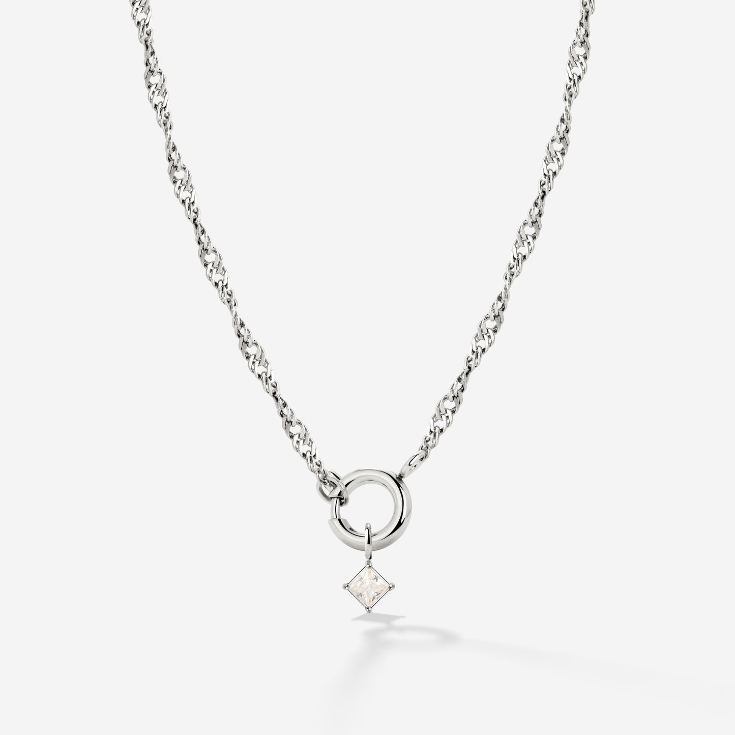 North Star Singapore Chain Necklace Set Silber