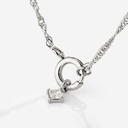 North Star Singapore Chain Necklace Set Silber