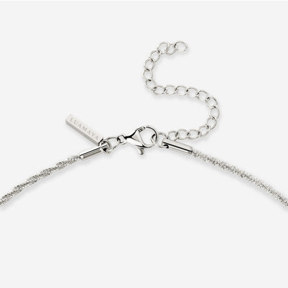 Not so silent Necklace Silber