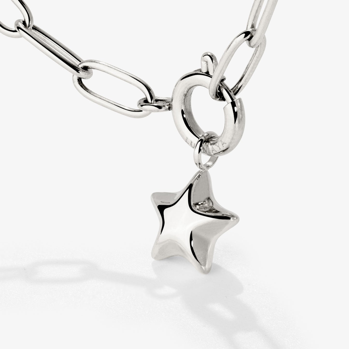 Nova Oval Links Necklace Set Silber