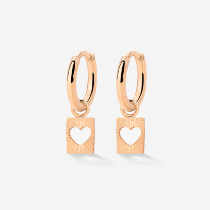 Summer Luv Hoop Set Baby Roségold