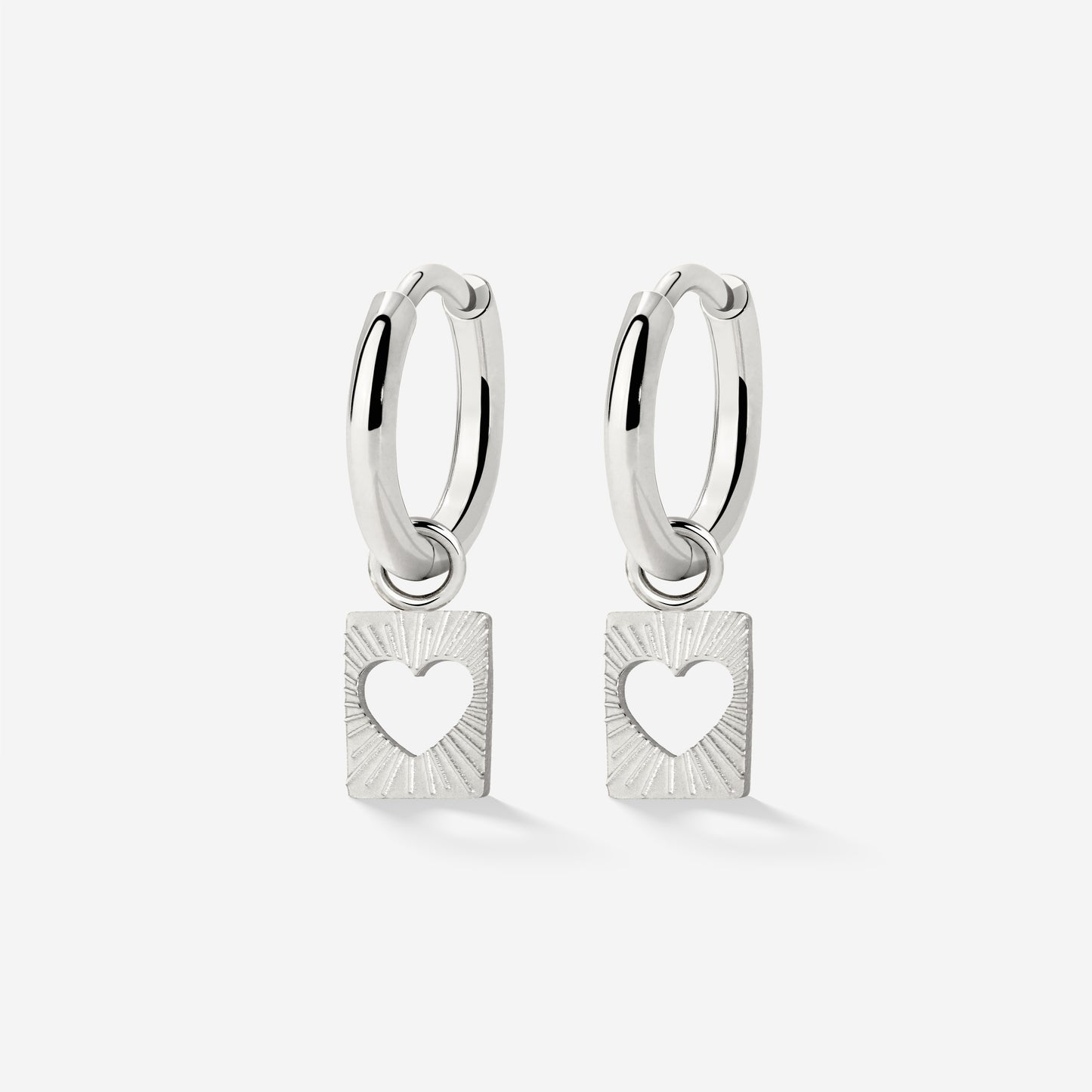 Summer Luv Hoop Set Baby Silber