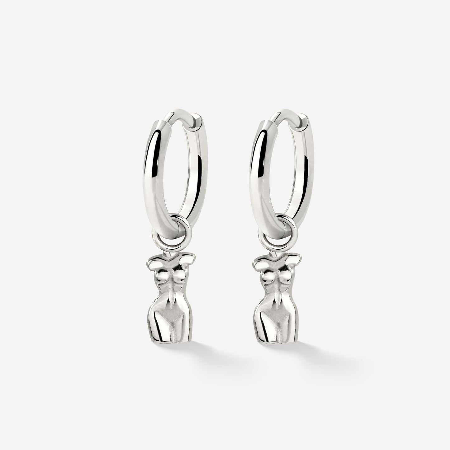 Love Your Body Hoop Set Silber