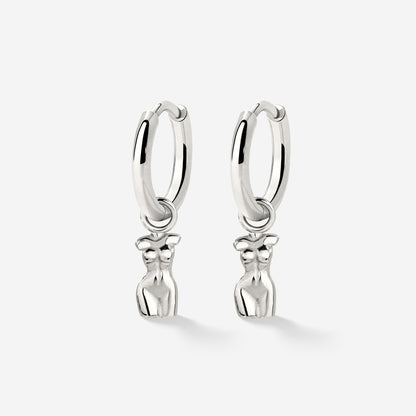 Love Your Body Hoop Set Silber