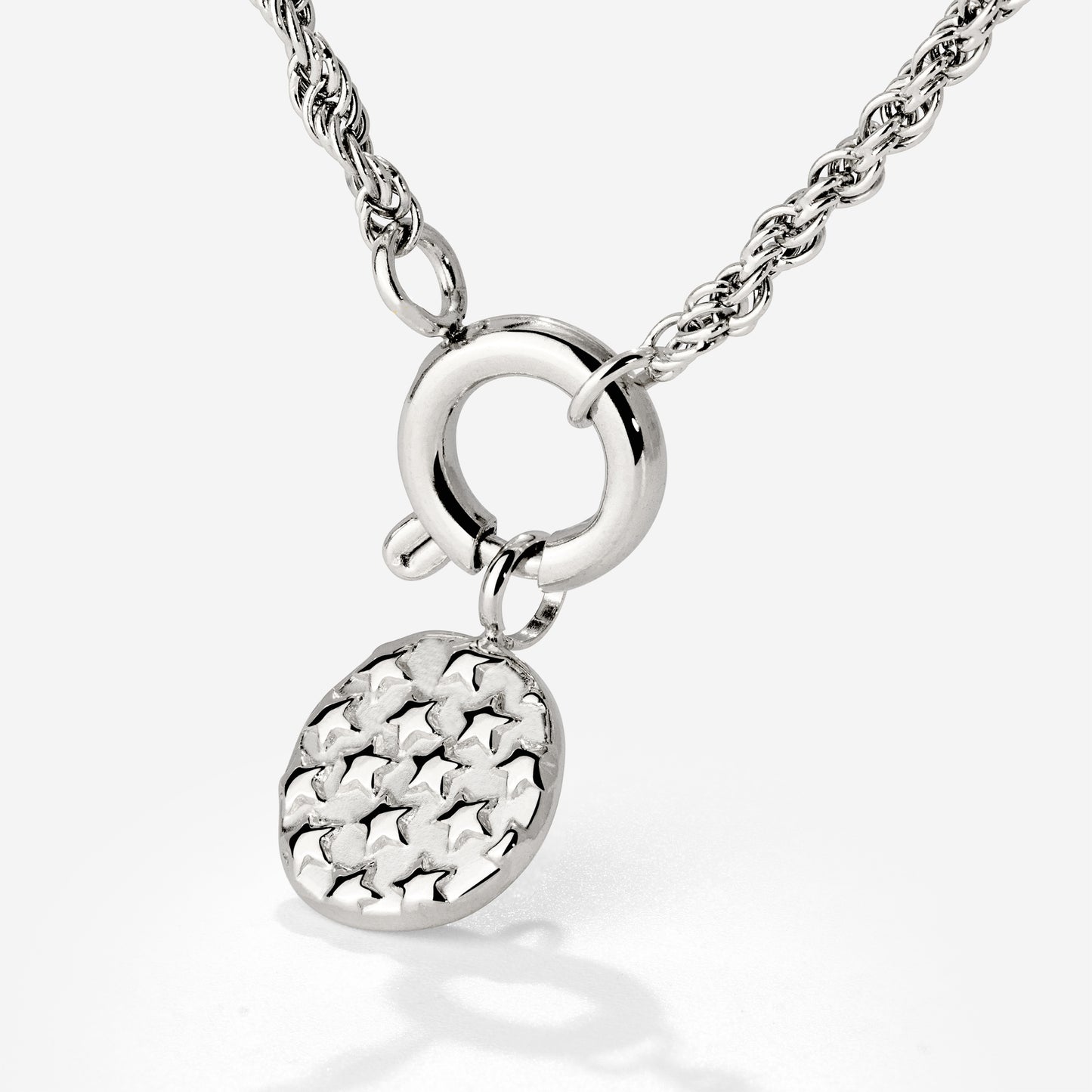 Starry Skies Rope Chain Necklace Set Silber