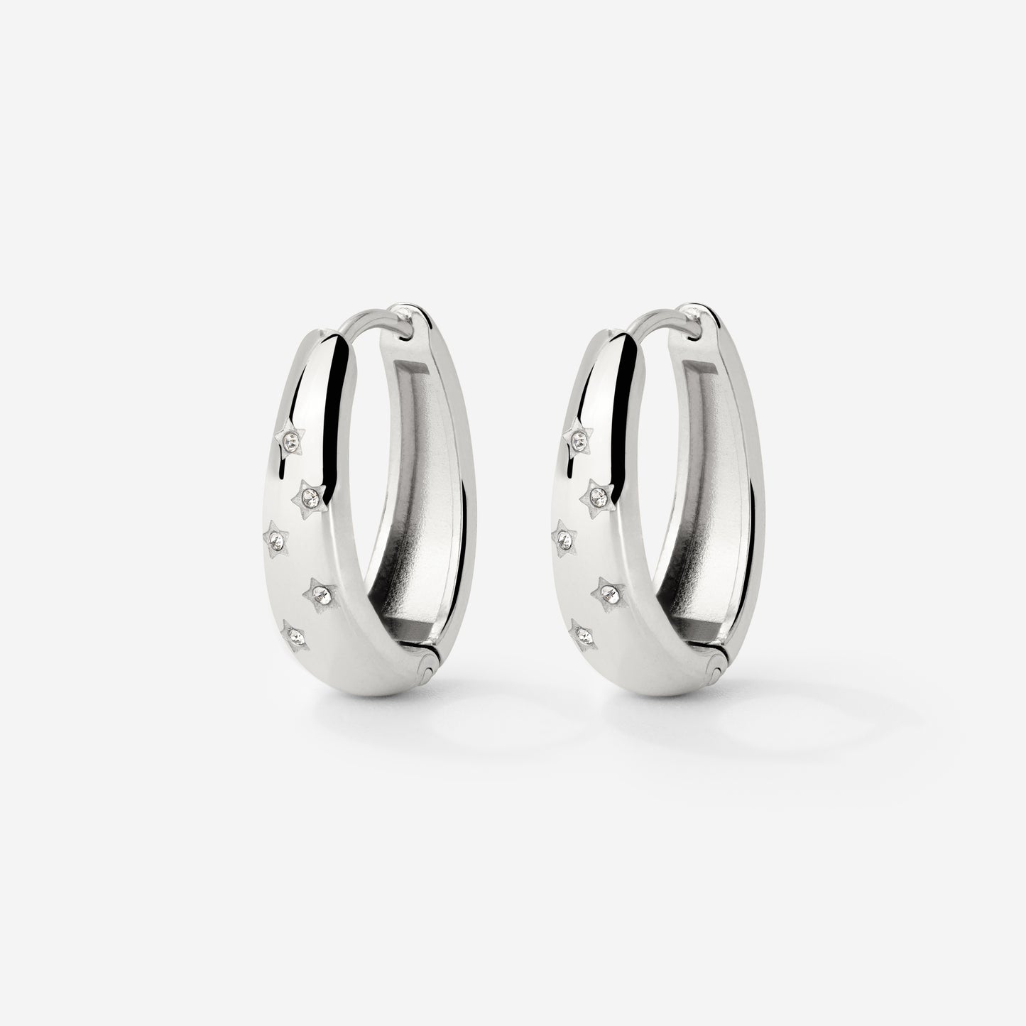 Starstruck Hoops Silber