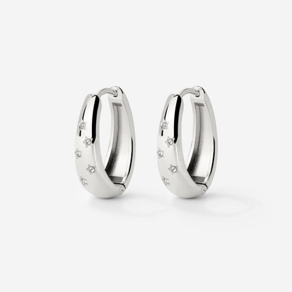 Starstruck Hoops Silber