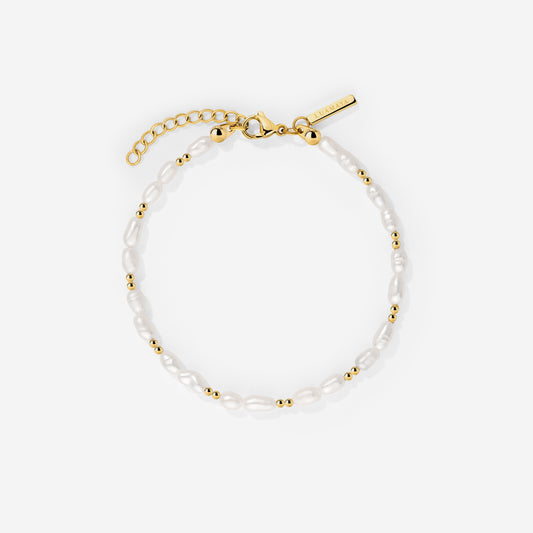 Summertime Pearl Bracelet Gold