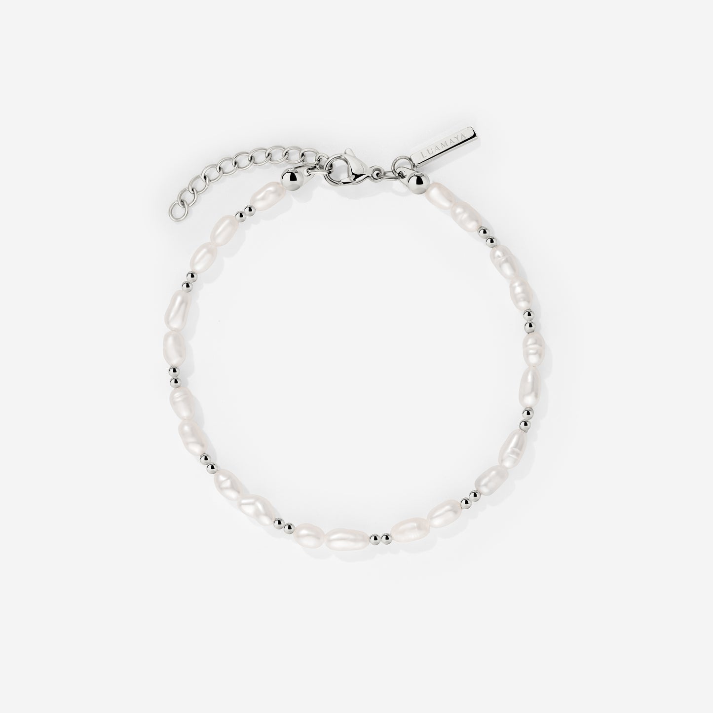 Summertime Pearl Bracelet Silber