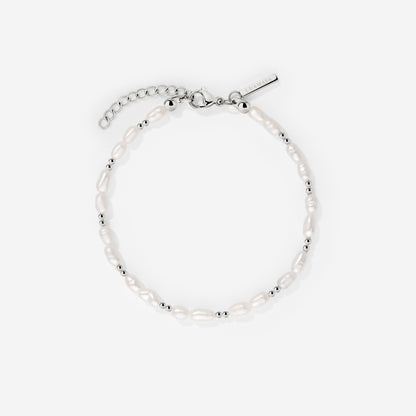 Summertime Pearl Bracelet Silber
