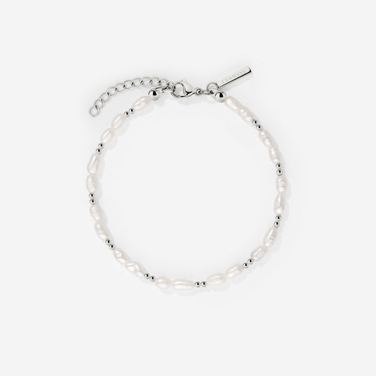 Summertime Pearl Bracelet Silber