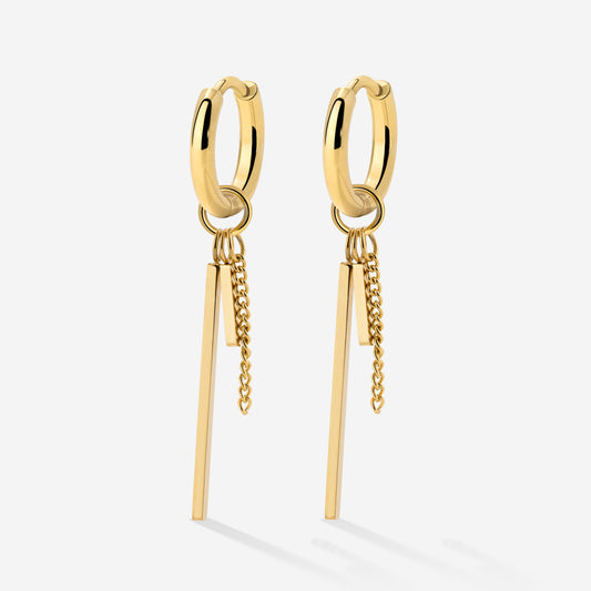 This and That Hoop Set Small Gold