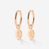 Bouquet Coin Hoop Set Medium Roségold