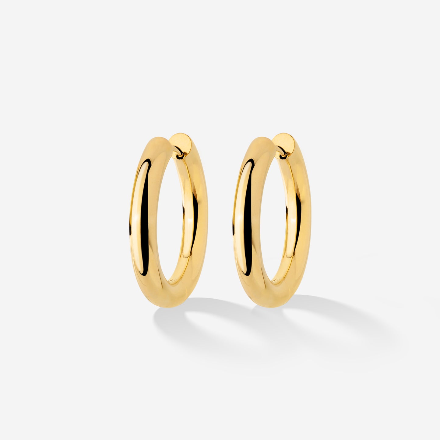 Chunky Hoopies Medium Gold