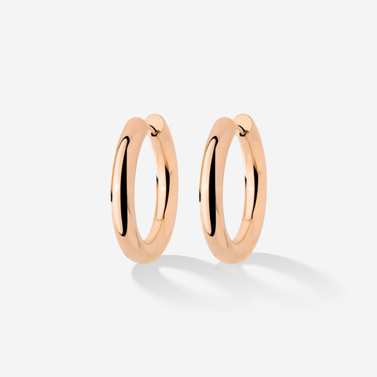 Chunky Hoopies Medium Roségold