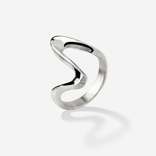 High Tide Ring Silber