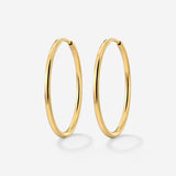 Extra Large Hoops Gold