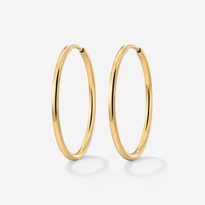Extra Large Hoops Gold