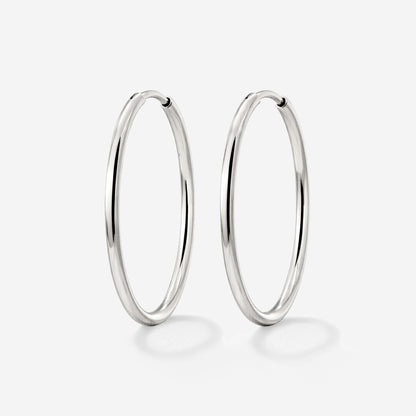 Extra Large Hoops Silber