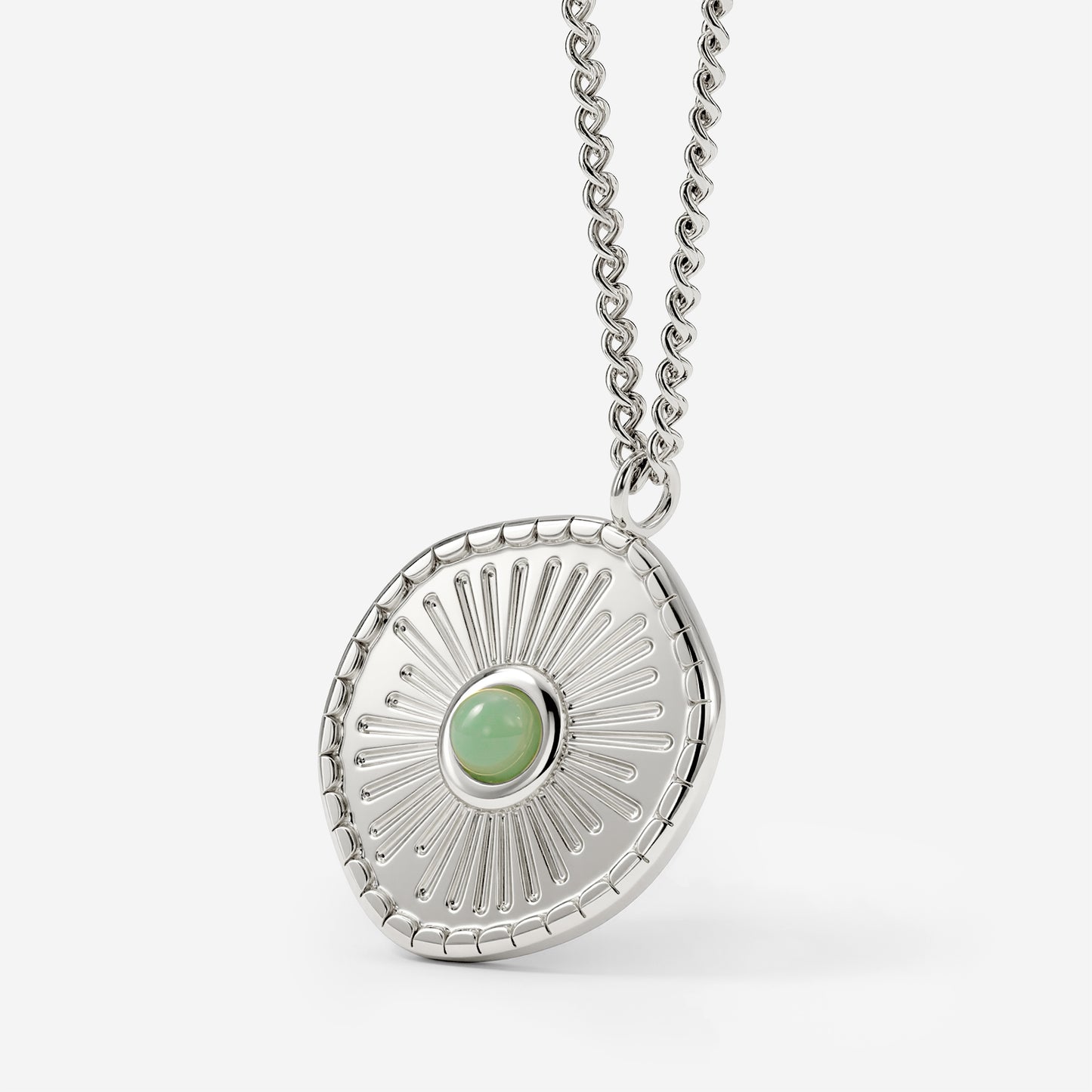 Moss Necklace Silber