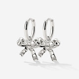 Pretty Ribbon Hoop Set Small Silber