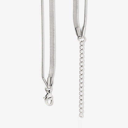 Snake Chain Bundle Silber