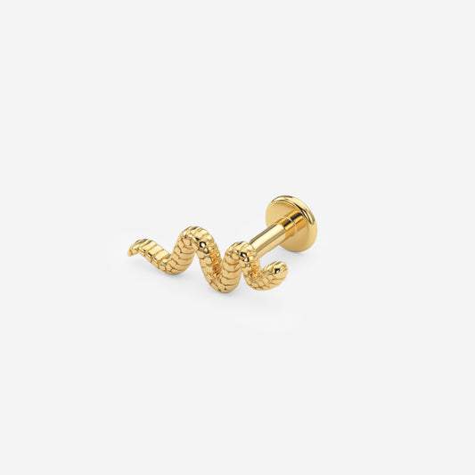Snake Piercing Gold