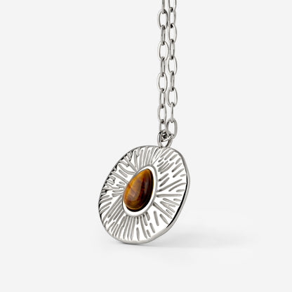 Terra Necklace Silber
