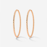 Twisted Hoops Extra Large Roségold