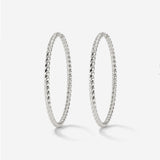 Twisted Hoops Extra Large Silber