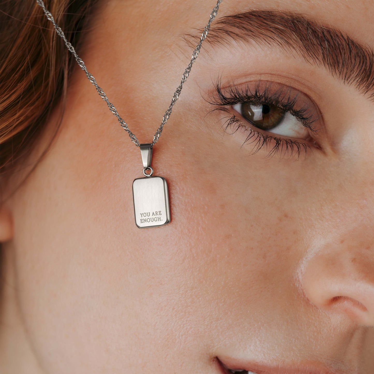 You are enough Necklace Silber