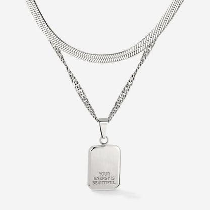 Your energy is beautiful Bundle Silber