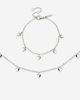 Lovely Heart Bundle Silber
